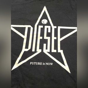 DIESEL “FUTURE IS NOW” T-SHIRT SIZE LARGE (SLIM FIT) NEW & UNWORN PERFECT & MINT